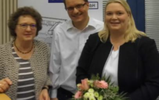 Bild mit Ruth Graf und den Referenten Karin und Sebastian Tausch